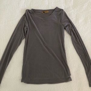 LF long sleeve see through top size S